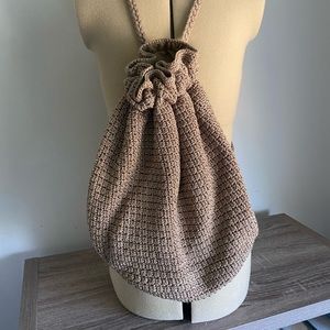 The SAK Crochet backpack